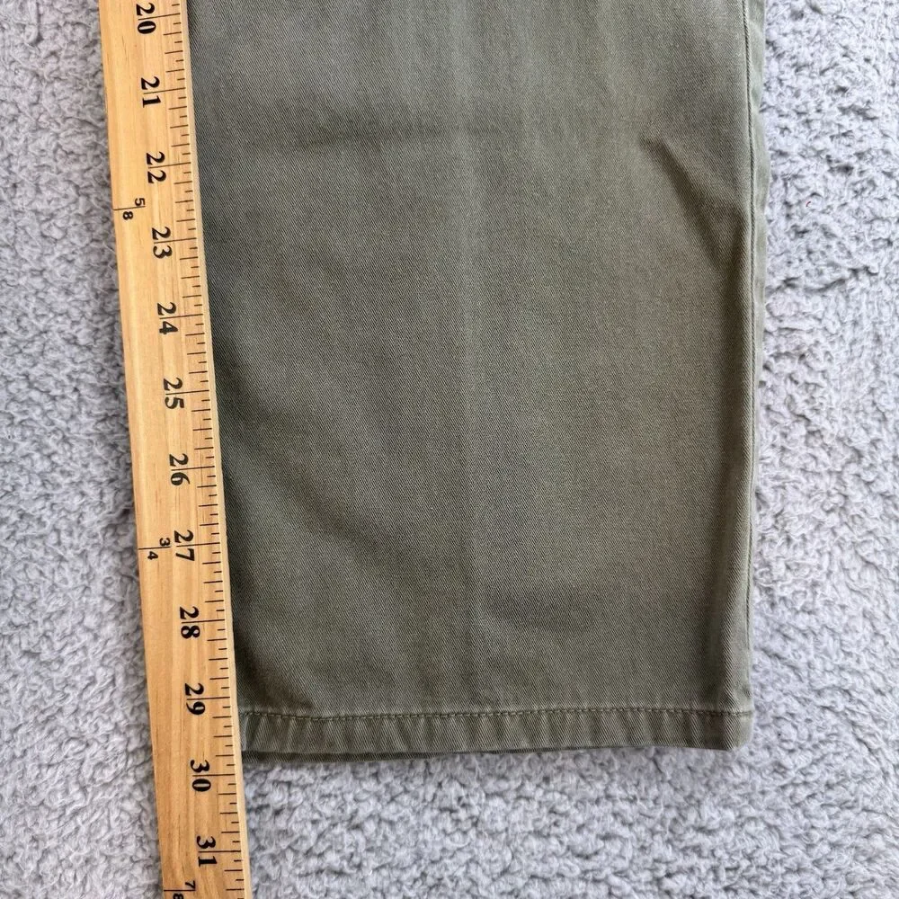 S Polo Ralph Lauren Pants Mens 34x30 Green 650 Straight Leg‎ Chino Flat Front